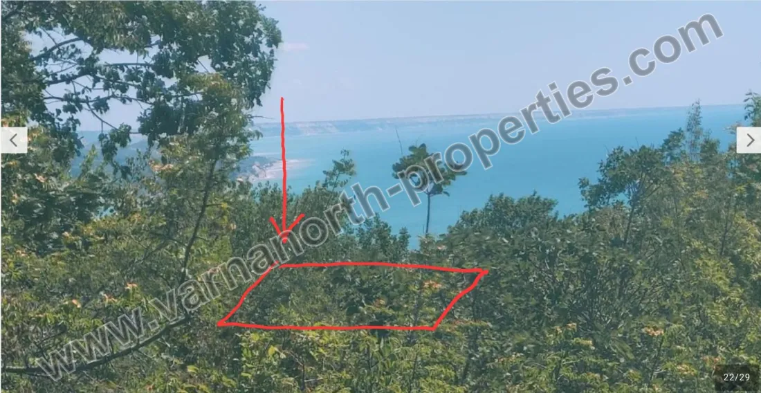 Парцел за строителство с изглед към морето близо до Албена — Балчик, основна снимка
