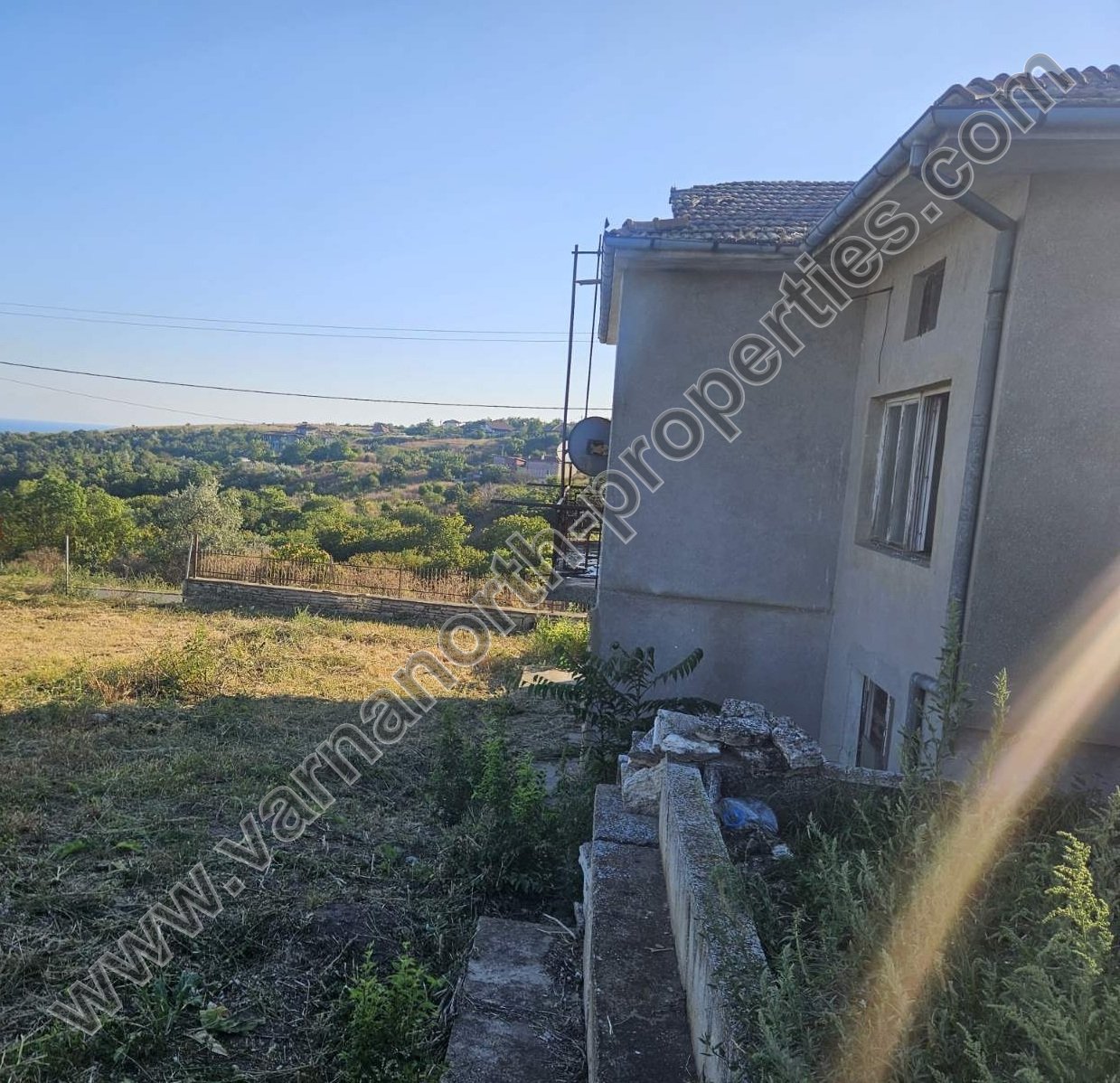 Стара къща с морска панорама в село Топола — снимка 2